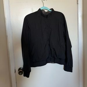 lululemon athletica Black Bomber Jacket